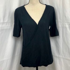 NWT Caslon Lightweight Half Sleeve Wrap Sweater S